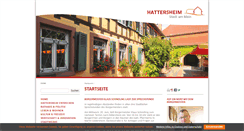 Desktop Screenshot of hattersheim.de